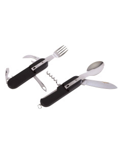 Set multifuncional de cubertería de acero inoxidable, 7... 2
