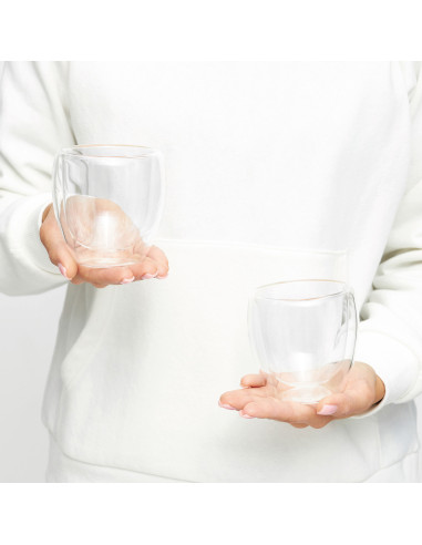 Set de vasos con doble pared DRINK LINE M