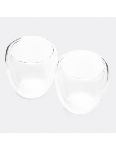 Set de vasos con doble pared DRINK LINE M