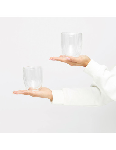 Set de vasos con doble pared DRINK LINE L