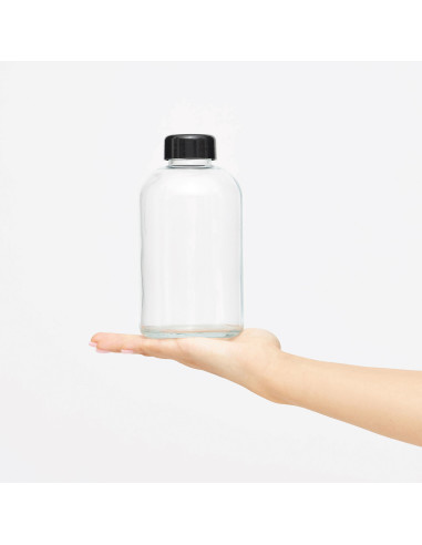 Bidón o botella de vidrio DRINK HEALTHY