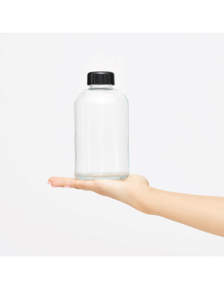 Bidón o botella de vidrio DRINK HEALTHY