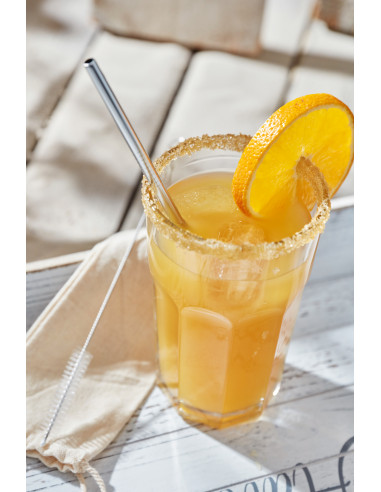 Pajita de acero inoxidable DRINK ELEGANT