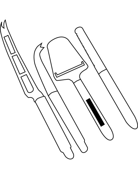 Set de cuchillos de queso CHEESE