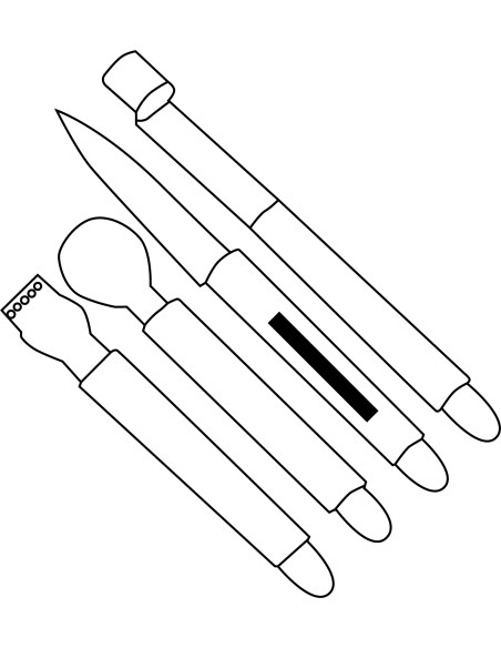 Set de cuchillos para frutas FRUITY