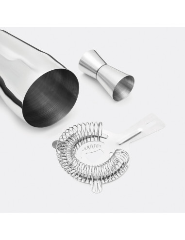 Juego de coctelera de acero inoxidable BARKEEPER