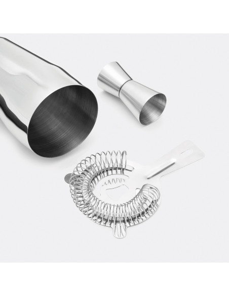 Juego de coctelera de acero inoxidable BARKEEPER