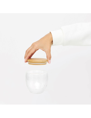 Vaso de doble pared "Bamboo Art" (250ml.)