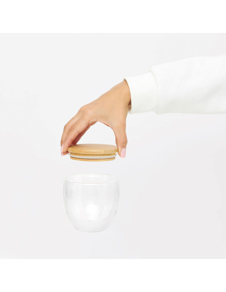 Vaso de doble pared "Bamboo Art" (250ml.)