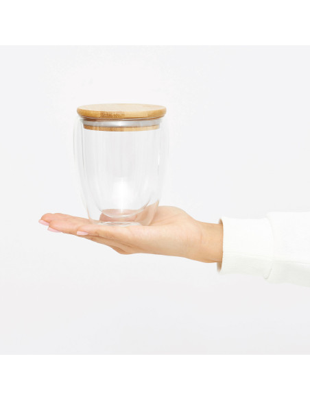 Vaso de doble pared "Bamboo Art" (350ml.)