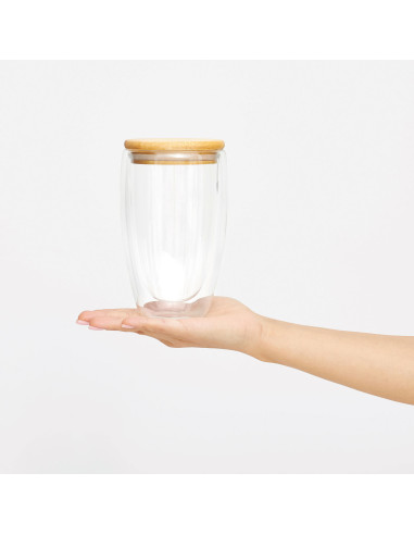 Vaso de doble pared "Bamboo Art" (450ml.)