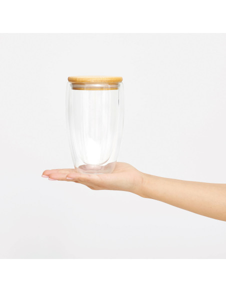 Vaso de doble pared "Bamboo Art" (450ml.)