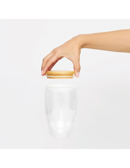 Vaso de doble pared "Bamboo Art" (450ml.)