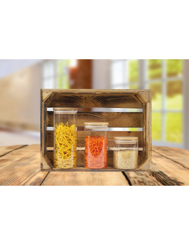 Bote / Tarro de vidrio ECO STORAGE 450 ml