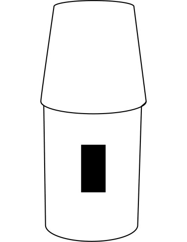 Jarra de vidrio con vaso de cristal CALMY