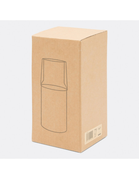 Jarra de vidrio con vaso de cristal CALMY