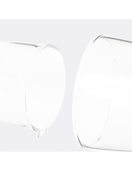 Jarra de vidrio con vaso de cristal CALMY