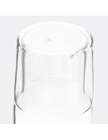 Jarra de vidrio con vaso de cristal CALMY