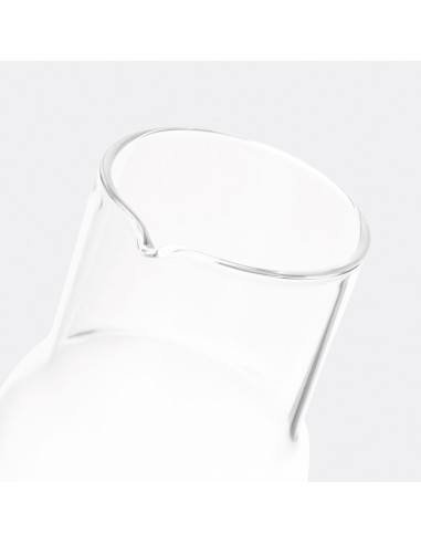 Jarra de vidrio con vaso de cristal CALMY