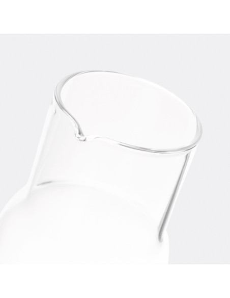 Jarra de vidrio con vaso de cristal CALMY