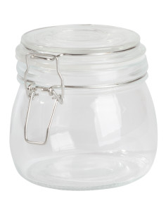Tarro de cristal CLICKY M, capacidad aprox. 500 ml