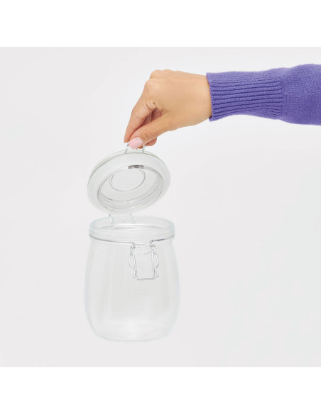 Tarro de cristal CLICKY L, capacidad aprox. 750 ml
