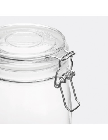 Tarro de cristal CLICKY L, capacidad aprox. 750 ml