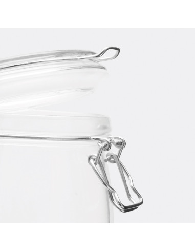 Tarro de cristal CLICKY L, capacidad aprox. 750 ml