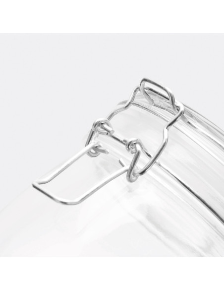 Tarro de cristal CLICKY L, capacidad aprox. 750 ml