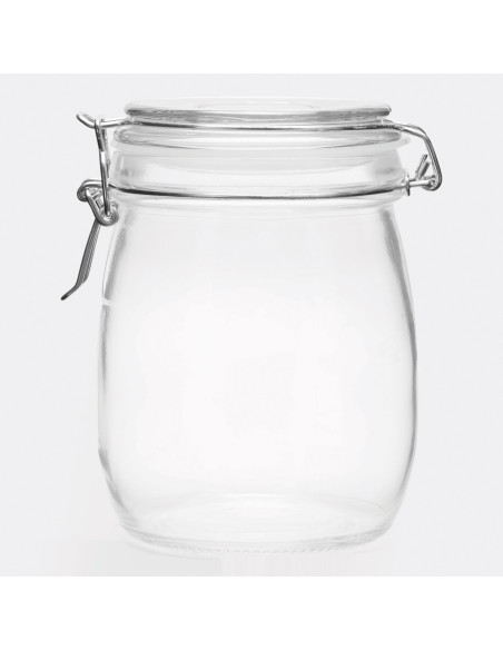 Tarro de cristal CLICKY L, capacidad aprox. 750 ml