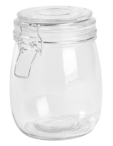 Tarro de cristal CLICKY L, capacidad aprox. 750 ml