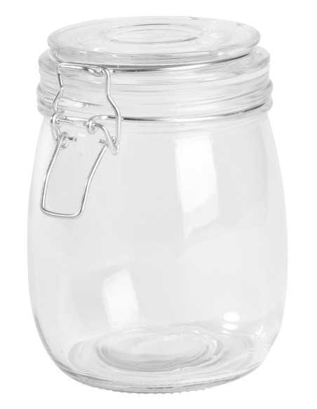 Tarro de cristal CLICKY L, capacidad aprox. 750 ml