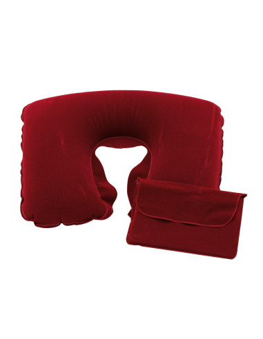 Almohada para el cuello inflable con funda...