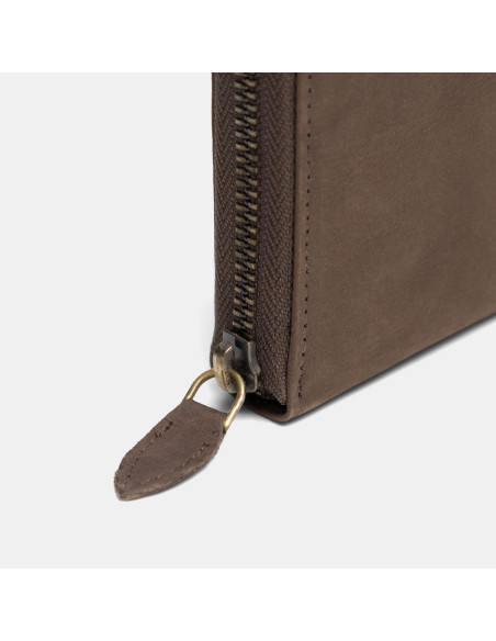 Billetero de piel genuina LADY