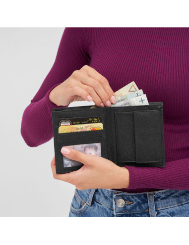 Cartera monedero de piel MESSINA