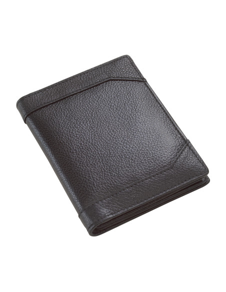 Cartera de piel para tarjetas de crédito WALL STREET