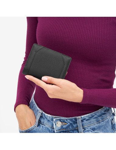 Cartera de piel para tarjetas de crédito WALL...