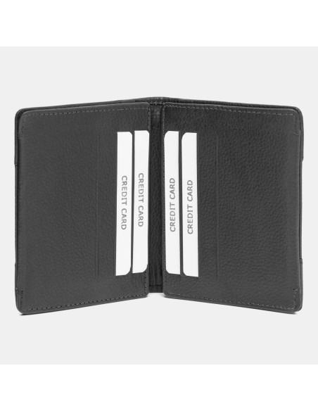 Cartera de piel para tarjetas de crédito WALL STREET
