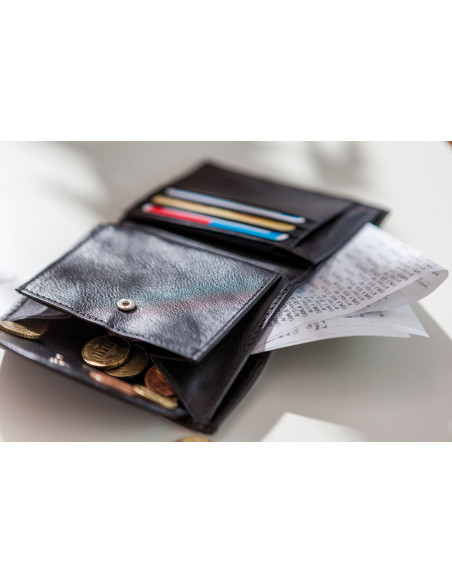 Cartera piel genuina DOW JONES