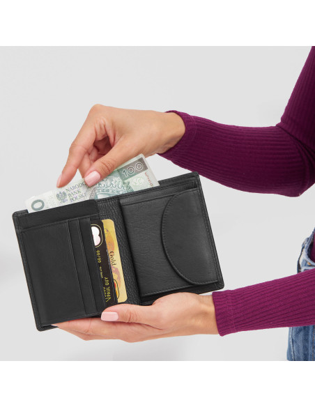 Cartera piel genuina DOW JONES