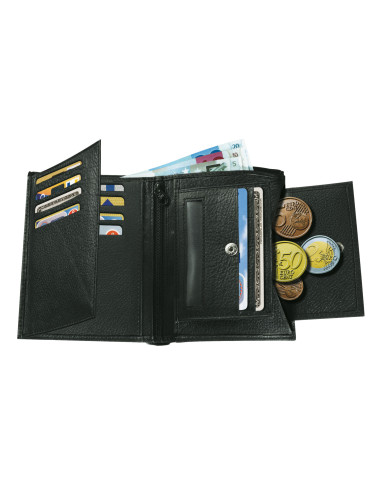 Cartera monedero de piel TRAPANI