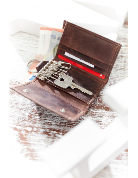 Estuche de cuero para llaves WILD STYLE