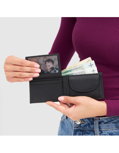 Monedero de cuero HOLIDAY