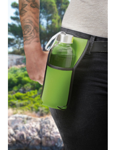 Sujeta botellas con aspecto de neopreno COOL HIKING