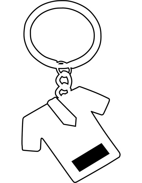 Llavero TIE SHIRT