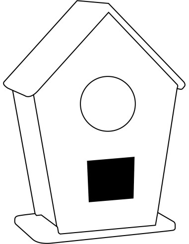 Casita para pájaros ECO HOME