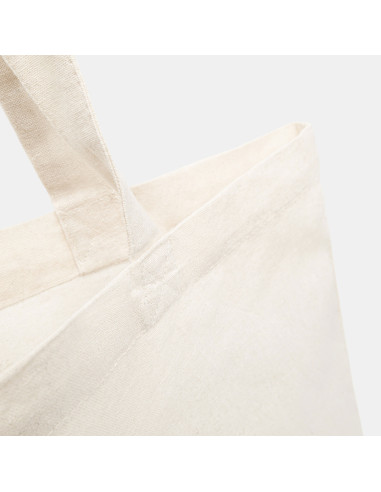 Bolsa de algodón PURE con asas cortas