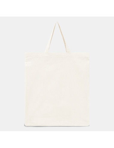 Bolsa de algodón PURE con asas cortas