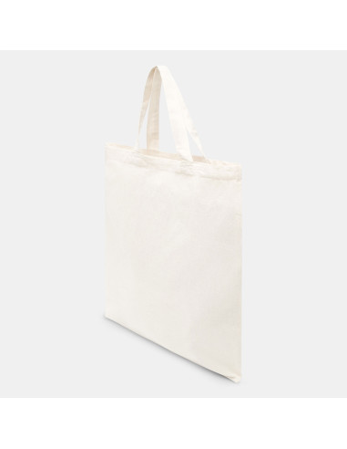 Bolsa de algodón PURE con asas cortas