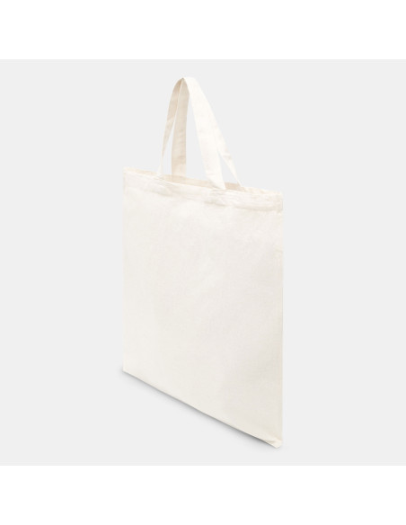 Bolsa de algodón PURE con asas cortas